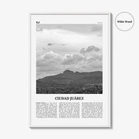 Ciudad Juarez Print Black and White, Ciudad Juárez Wall Art, Ciudad Juárez Poster, Ciudad Juárez Photo, Ciudad Juárez Décor, Mexico