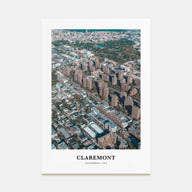 Claremont Portrait Color Poster