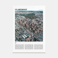 Claremont Travel Color Poster