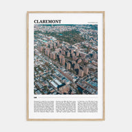 Claremont Travel Color Poster