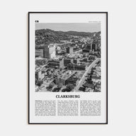 Clarksburg Travel B&W Poster