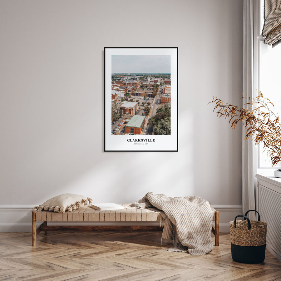 Clarksville Portrait Color Poster