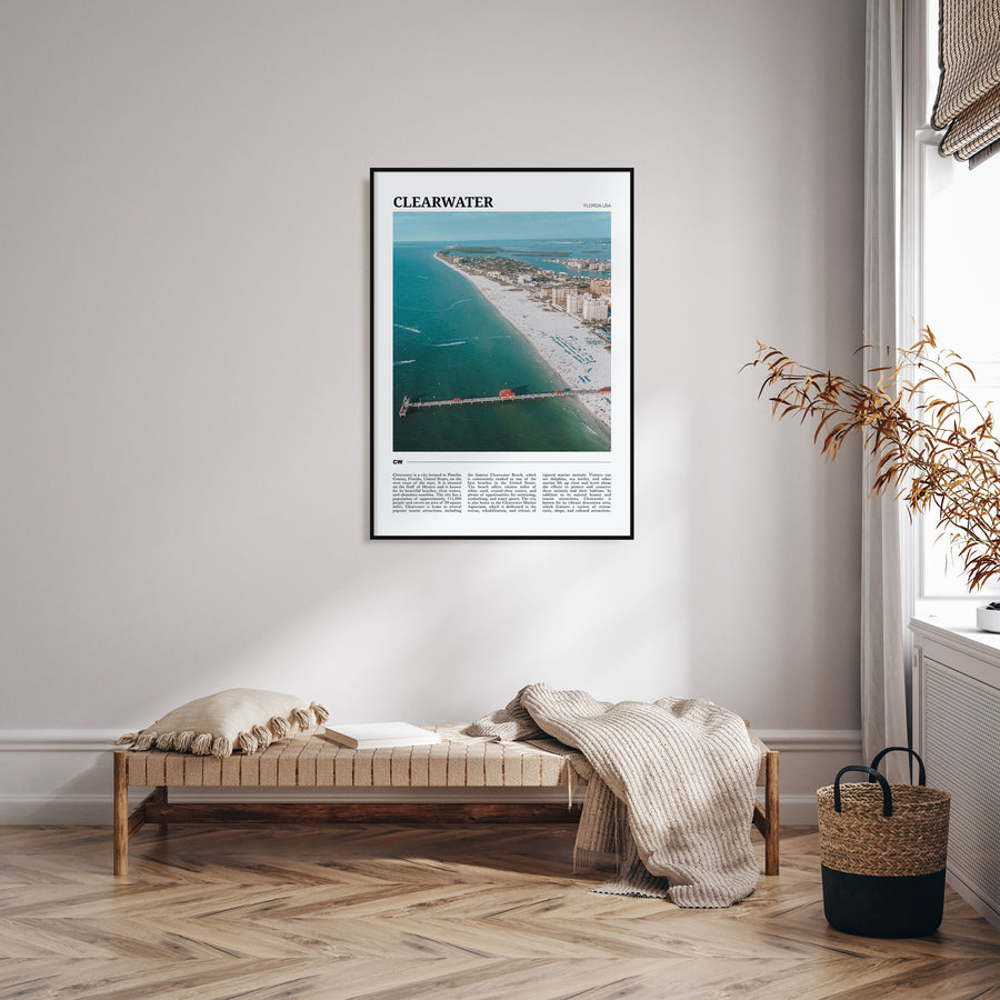 Clearwater Travel Color Poster