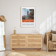 Clemson Travel Color Poster
