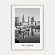 Cleveland Portrait B&W No 1 Poster