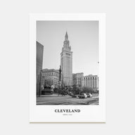 Cleveland Portrait B&W No 2 Poster
