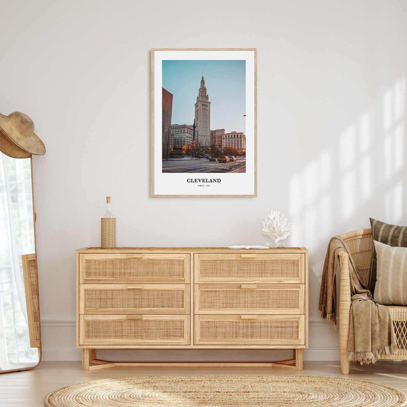 Cleveland Portrait Color No 1 Poster