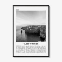 Cliffs of Moher Print Black and White, Cliffs of Moher Wall Art, Cliffs of Moher Poster, Cliffs of Moher Photo, Wall Décor, Ireland