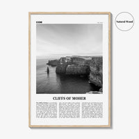Cliffs of Moher Print Black and White, Cliffs of Moher Wall Art, Cliffs of Moher Poster, Cliffs of Moher Photo, Wall Décor, Ireland