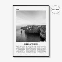 Cliffs of Moher Print Black and White, Cliffs of Moher Wall Art, Cliffs of Moher Poster, Cliffs of Moher Photo, Wall Décor, Ireland