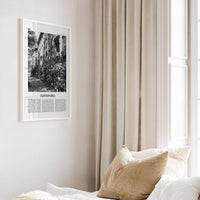 Clinton Hill Print Black and White, Clinton Hill Art, Clinton Hill Poster, Clinton Hill Photo, Clinton Hill Wall Décor, Clinton Hill Map