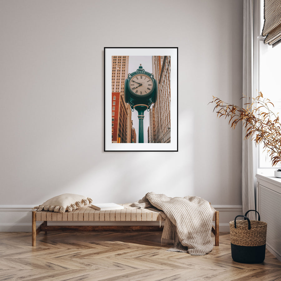Clock Photo Color No 1 Poster