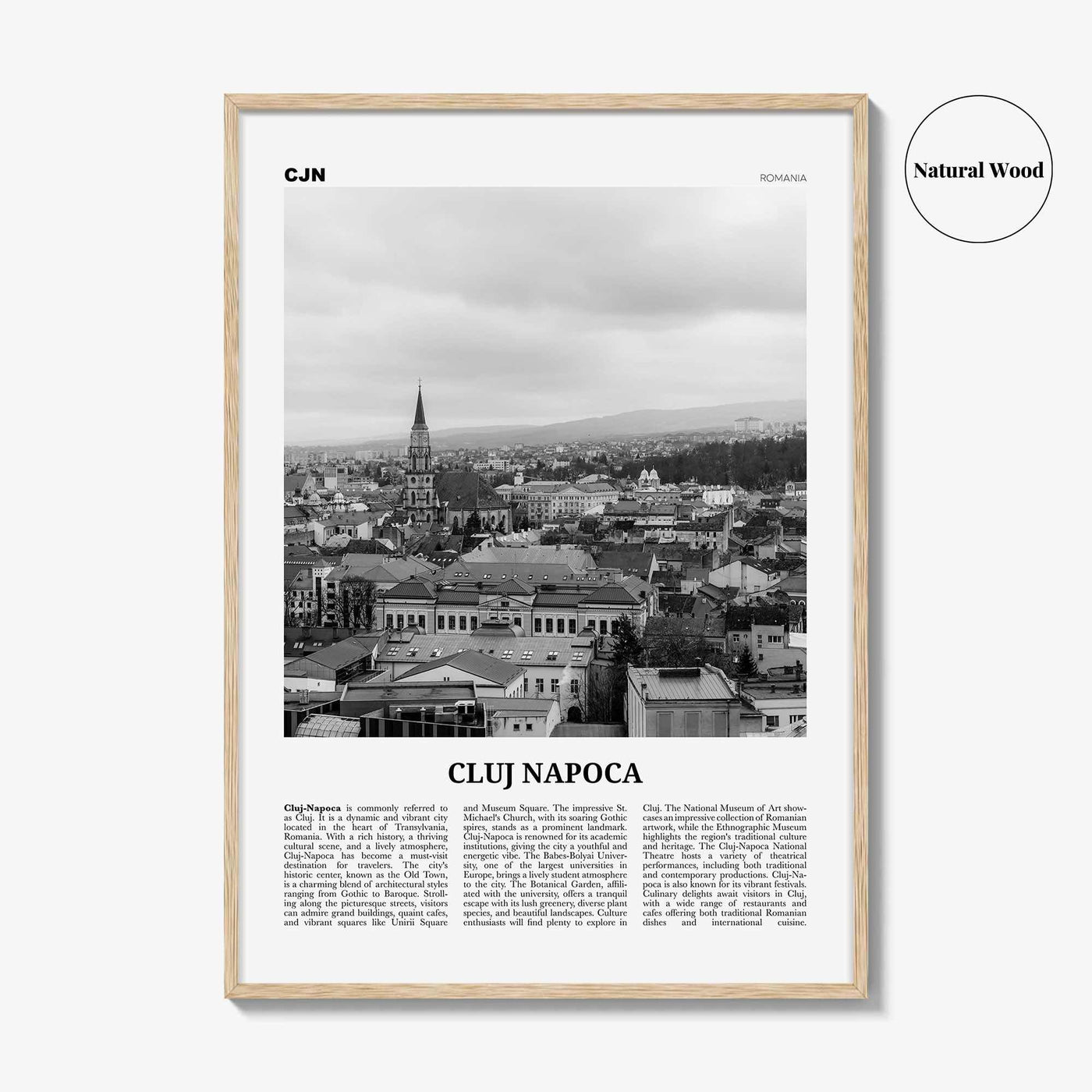 Cluj Napoca Print Black and White, Cluj Napoca Wall Art, Cluj Napoca Poster, Cluj Napoca Photo, Cluj Napoca Wall Décor, Cluj Napoca, Romania