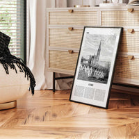 Cobh Print Black and White No 2, Cobh Wall Art, Cobh Poster, Cobh Photo, Cobh Wall Décor, Cóbh, Ireland, County Cork