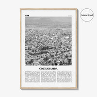 Cochabamba Print Black and White, Cochabamba Wall Art, Cochabamba Poster, Cochabamba Photo, Cochabamba Wall Décor, Bolivia