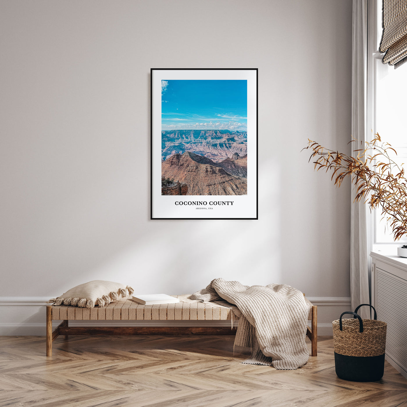 Coconino County Portrait Color Poster