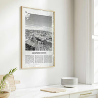Coconino County Print Black and White, Coconino County Wall Art, Coconino County Poster, Coconino Photo, Coconino Wall Décor, Coconino Map
