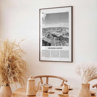 Coconino County Print Black and White, Coconino County Wall Art, Coconino County Poster, Coconino Photo, Coconino Wall Décor, Coconino Map