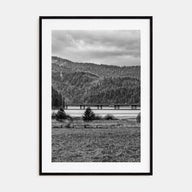 Coeur d'Alene Photo B&W Poster