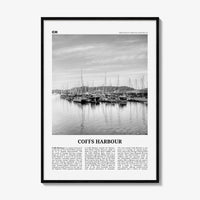 Coffs Harbour Print Black and White, Coffs Harbour Art, Coffs Harbour Poster, Coffs Harbour Photo, Coffs Harbour Décor, Coffs Harbour Map