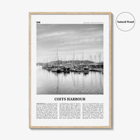 Coffs Harbour Print Black and White, Coffs Harbour Art, Coffs Harbour Poster, Coffs Harbour Photo, Coffs Harbour Décor, Coffs Harbour Map