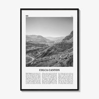 Colca Canyon Print Black and White, Colca Canyon Wall Art, Colca Canyon Poster, Colca Canyon Photo, Colca Canyon Wall Décor, Peru