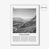 Colca Canyon Print Black and White, Colca Canyon Wall Art, Colca Canyon Poster, Colca Canyon Photo, Colca Canyon Wall Décor, Peru