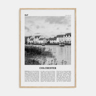 Colchester Travel B&W Poster
