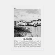 Colchester Travel B&W Poster