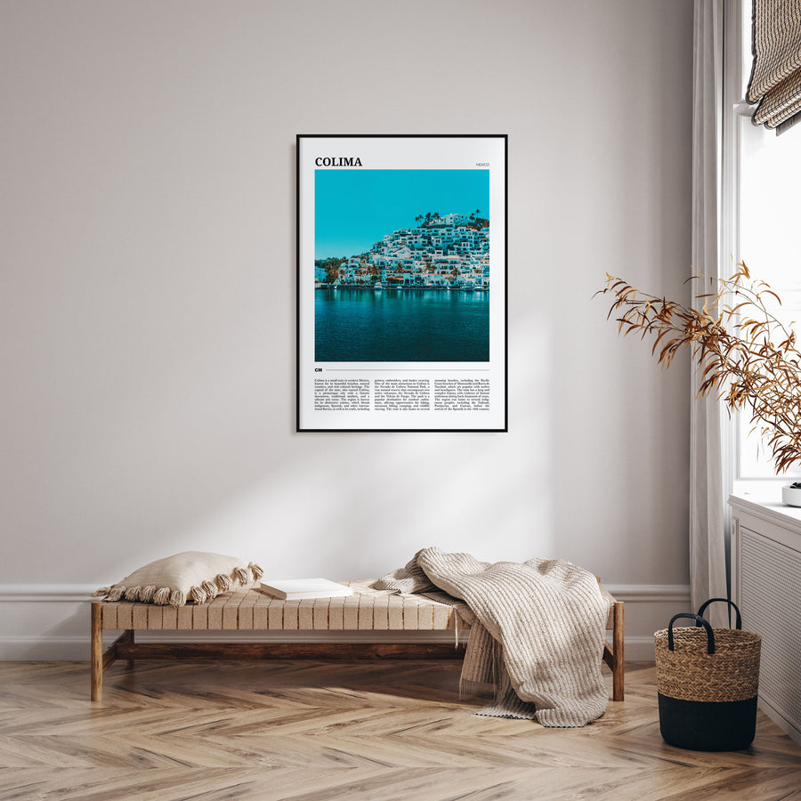 Colima Travel Color Poster
