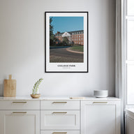 College Park Portrait Color Poster