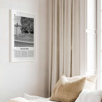 College Park Print Black and White, College Park Wall Art, College Park Poster, College Park Photo, College Park Décor, College Park Map