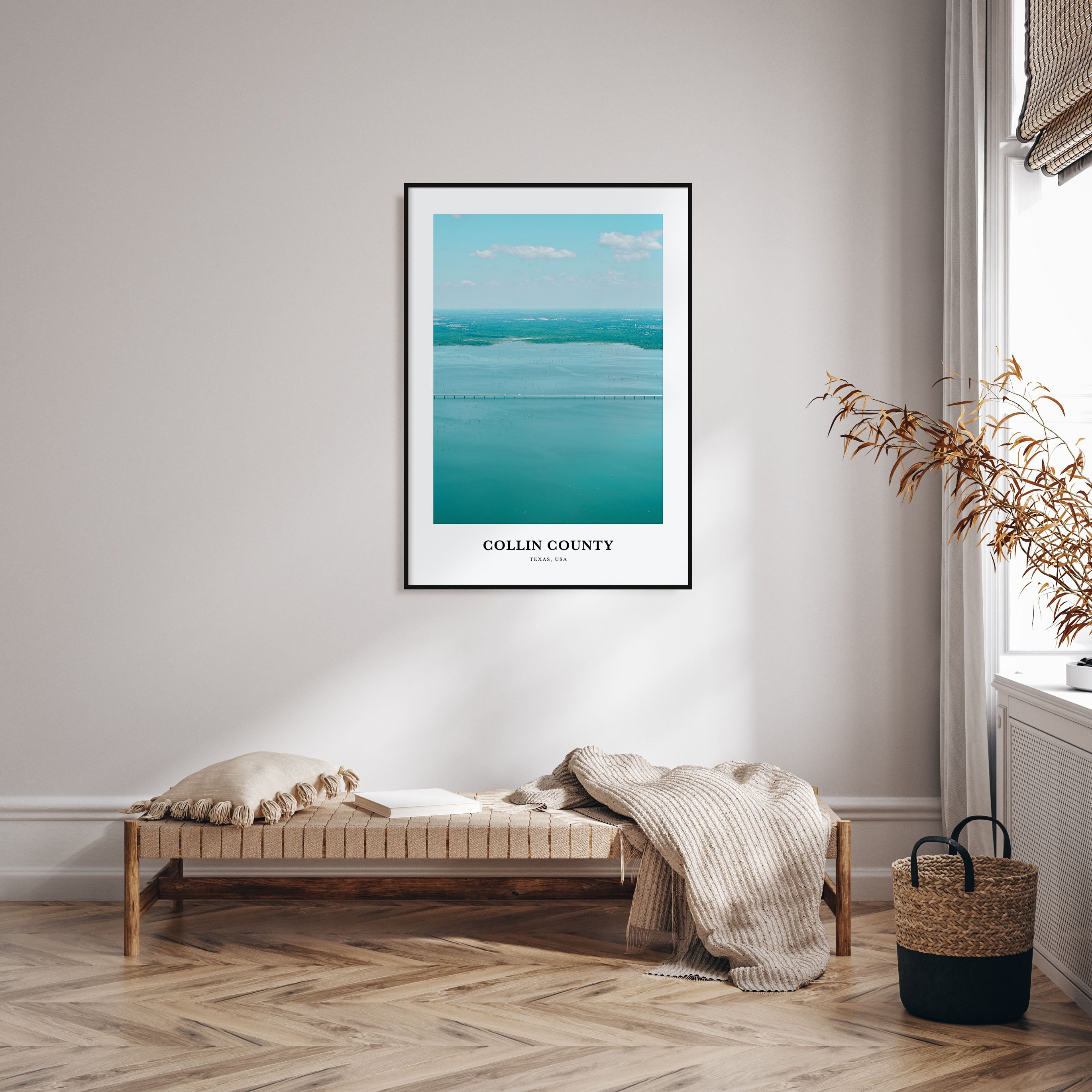 Collin County Portrait Color Poster