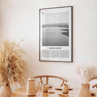 Collin County Print Black and White, Collin County Wall Art, Collin County Poster, Collin County Photo, Collin County Wall Décor, Collin Map