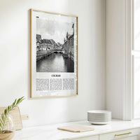 Colmar Print Black and White, Colmar Wall Art, Colmar Poster, Colmar Photo, Colmar Map, France