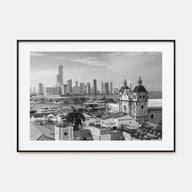 Colombia Landscape B&W Poster