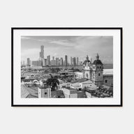 Colombia Landscape B&W Poster