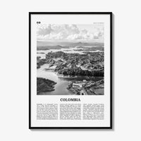 Colombia Print Black and White No 1, Colombia Wall Art, Colombia Poster, Colombia Photo, Bogota, Bogotá, Medellin, Cali, South America