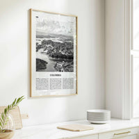Colombia Print Black and White No 1, Colombia Wall Art, Colombia Poster, Colombia Photo, Bogota, Bogotá, Medellin, Cali, South America