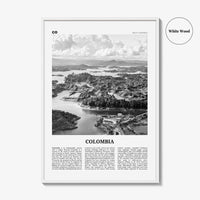 Colombia Print Black and White No 1, Colombia Wall Art, Colombia Poster, Colombia Photo, Bogota, Bogotá, Medellin, Cali, South America