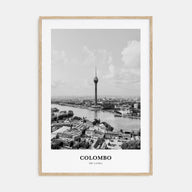 Colombo Portrait B&W Poster