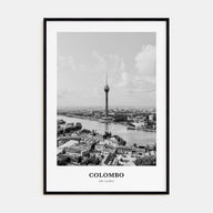 Colombo Portrait B&W Poster