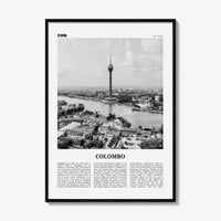 Colombo Print Black and White, Colombo Wall Art, Colombo Poster, Colombo Photo, Colombo Wall Decor, Sri Lanka, Kolamba, Koḻumpu, Asia