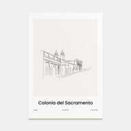 Colonia del Sacramento Drawn Poster