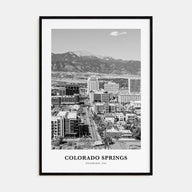 Colorado Springs Portrait B&W Poster