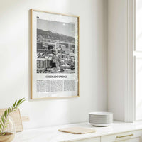 Colorado Springs Print Black and White, Colorado Springs Wall Art, Colorado Springs Poster, USA, United States, North America