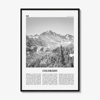 Colorado Print Black and White No 1, Colorado Wall Art, Colorado Poster, Colorado Photo, Colorado Wall Decor, USA, United States