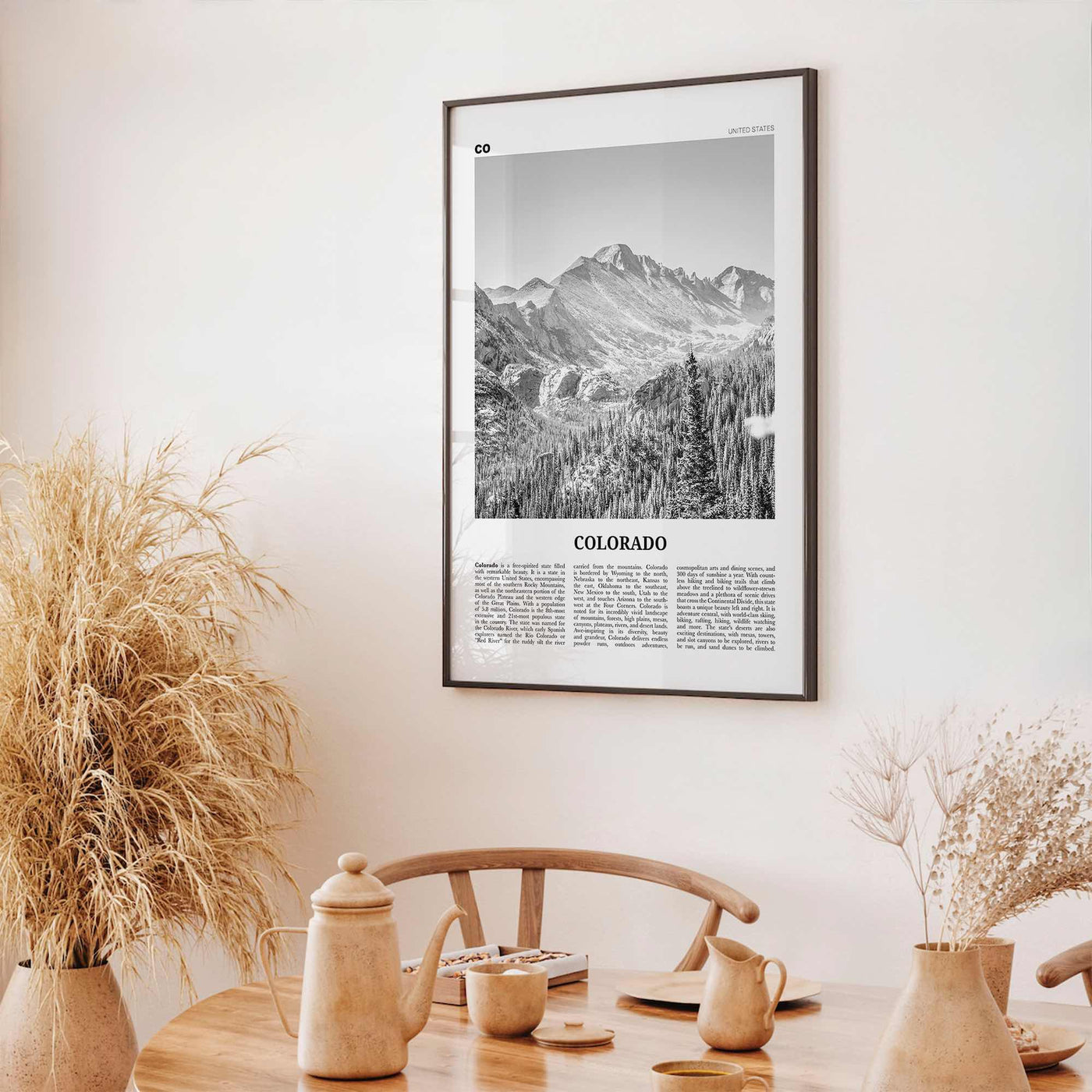 Colorado Print Black and White No 1, Colorado Wall Art, Colorado Poster, Colorado Photo, Colorado Wall Decor, USA, United States