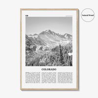 Colorado Print Black and White No 1, Colorado Wall Art, Colorado Poster, Colorado Photo, Colorado Wall Decor, USA, United States