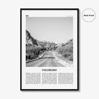 Colorado Print Black and White No 2, Colorado Wall Art, Colorado Poster, Colorado Photo, Colorado Wall Decor, USA, United States